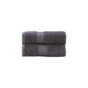 Renee Taylor Brentwood 2 Piece Carbon Bath Sheet Pack by null, a Towels & Washcloths for sale on Style Sourcebook