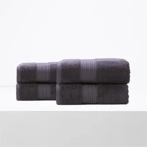 Renee Taylor Brentwood Low Twist 4 Pack Carbon Bath Sheet by null, a Towels & Washcloths for sale on Style Sourcebook
