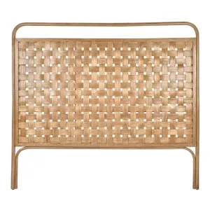 Glenthome Mindi Wood & Rattan Bed Headboard, Queen, Natural by Florabelle, a Bed Heads for sale on Style Sourcebook