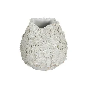 Amele Daisy Ceramic Vase, White by Florabelle, a Vases & Jars for sale on Style Sourcebook