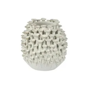 Amussula Ceramic Coral Vase, White by Florabelle, a Vases & Jars for sale on Style Sourcebook
