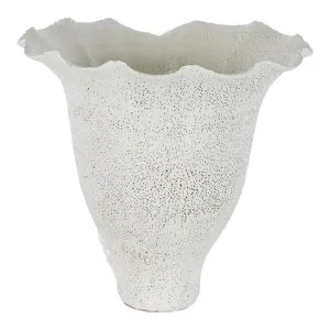 Valleria Ceramic Floral Vase, Large, White by Florabelle, a Vases & Jars for sale on Style Sourcebook