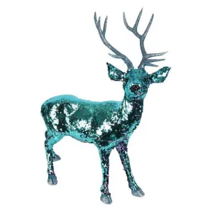 Madon Sequin Reindeer Figurine by Florabelle, a Statues & Ornaments for sale on Style Sourcebook
