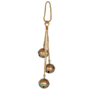 Bexel Metal Bell Hanging Ornament, Bronze by Florabelle, a Doorbells for sale on Style Sourcebook