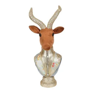 Arboir Brocade Gazelle Bust Ornament by Florabelle, a Statues & Ornaments for sale on Style Sourcebook
