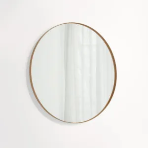 Round Mirror 800mm - Brushed Copper by ABI Interiors Pty Ltd, a Mirrors for sale on Style Sourcebook