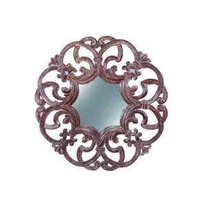 Classic Roman Wall Mirror 120cm Black by Luxe Mirrors, a Mirrors for sale on Style Sourcebook