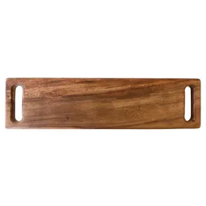 Darlin Acacia Timber Footed Long Serving Bard, 50x13cm by Darlin, a Platters & Serving Boards for sale on Style Sourcebook
