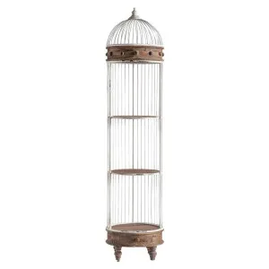 Georgia Metal & Timber Bird Cage Display Shelf by Darlin, a Wall Shelves & Hooks for sale on Style Sourcebook