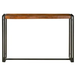 Astra Mango Wood & Metal 1 Shelf Console Table, 120cm by Fobbio Home, a Console Table for sale on Style Sourcebook