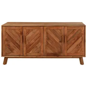 Amalfi Elroi Reclaimed Pine Timber 4 Door Buffet Table, 180cm by Amalfi, a Sideboards, Buffets & Trolleys for sale on Style Sourcebook