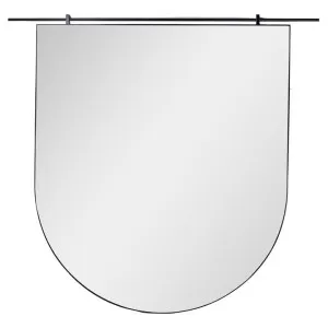 Amalfi Arch Circle Iron Frame Wall Mirror, 120cm, Black by Amalfi, a Mirrors for sale on Style Sourcebook