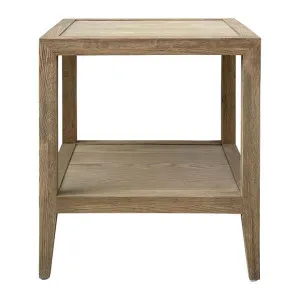 Mauvoisin Oak Timber Side Table, Weathered Oak by Manoir Chene, a Side Table for sale on Style Sourcebook