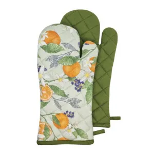 J.Elliot Orange Seafoam and Olive Oven Mitt 2 Pack by null, a Oven Mitts & Potholders for sale on Style Sourcebook