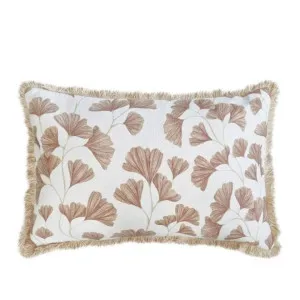 J.Elliot Ginkgo Warm Taupe and Ivory 35x55cm Cushion by null, a Cushions, Decorative Pillows for sale on Style Sourcebook