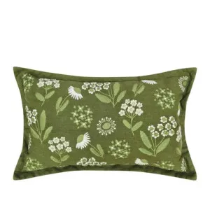 J.Elliot Posy Olive Multi 35x55cm Cushion by null, a Cushions, Decorative Pillows for sale on Style Sourcebook