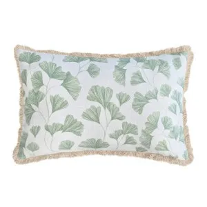 J.Elliot Ginkgo Mint and Ivory 35x55cm Cushion by null, a Cushions, Decorative Pillows for sale on Style Sourcebook