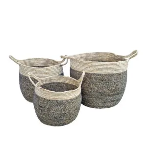 J.Elliot Jasper Natural Baskets Set of 3 by null, a Baskets & Boxes for sale on Style Sourcebook