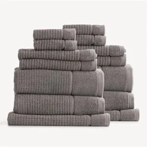 Renee Taylor Cambridge  Textured 14 Piece Fossil Towel Pack by null, a Towels & Washcloths for sale on Style Sourcebook