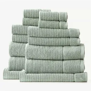 Renee Taylor Cambridge Textured 14 Piece Eucalyptus Towel Pack by null, a Towels & Washcloths for sale on Style Sourcebook