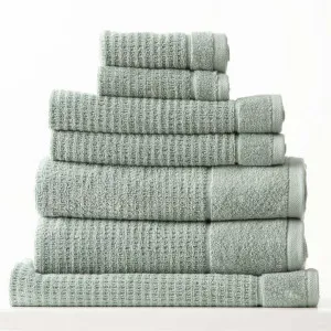 Renee Taylor Cambridge Textured 7 Piece Eucalyptus Towel Pack by null, a Towels & Washcloths for sale on Style Sourcebook