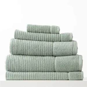 Renee Taylor Cambridge Textured 5 Piece Eucalyptus Towel Pack by null, a Towels & Washcloths for sale on Style Sourcebook