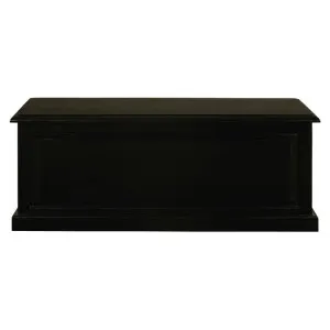 Tasmania Mahogany Timber Blanket Box, Medium, Black by Centrum Furniture, a Baskets & Boxes for sale on Style Sourcebook
