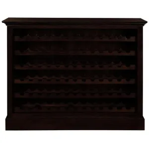 Boku Mahogany Timber Wine Rack, Large, Chocolate by Centrum Furniture, a Wine Racks for sale on Style Sourcebook