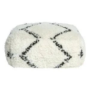 Siman Berber NZ Wool Floor Cushion - 80cm x 80cm by James Lane, a Cushions, Decorative Pillows for sale on Style Sourcebook