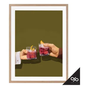 Chin Chin Framed Print in 84 x 105cm by OzDesignFurniture, a Prints for sale on Style Sourcebook