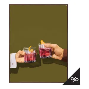 Chin Chin Box Framed Canvas in 93 x 123cm by OzDesignFurniture, a Painted Canvases for sale on Style Sourcebook