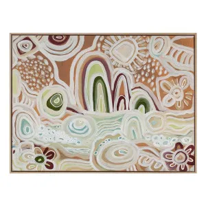 River Tan Landscape Canvas in 123 x 93cm by OzDesignFurniture, a Painted Canvases for sale on Style Sourcebook