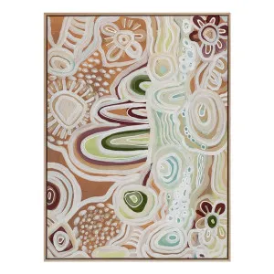 River Tan Portrait Canvas in 123 x 163cm by OzDesignFurniture, a Painted Canvases for sale on Style Sourcebook