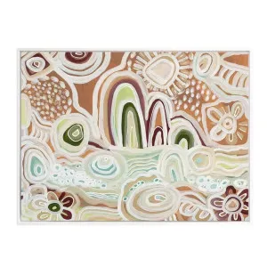 River Tan Landscape Canvas in 123 x 93cm by OzDesignFurniture, a Painted Canvases for sale on Style Sourcebook