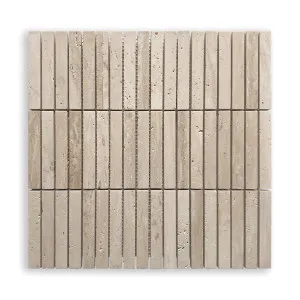 Bastoni Travertine Classico Stack Bond Tile by Tile Republic, a Natural Stone Tiles for sale on Style Sourcebook