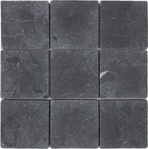 Castellana Coal Natural Stone Mosaic Square Tile by Tile Republic, a Natural Stone Tiles for sale on Style Sourcebook