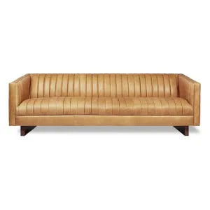 Wallace Leather Sofa, 3 Seater, Canyon Whiskey by Gus, a Sofas for sale on Style Sourcebook