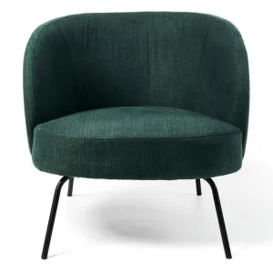 Lulu Fabric Tub Chair, Forest Green by M Co Living, a Chairs for sale on Style Sourcebook