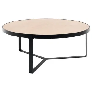 Princeton Oak Timber & Metal Round Coffee Table, 100cm by M Co Living, a Coffee Table for sale on Style Sourcebook
