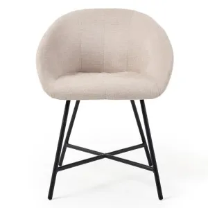 Provincial Fabric Dining Chair, Latte by M Co Living, a Dining Chairs for sale on Style Sourcebook