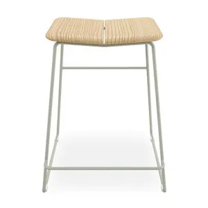 Aero Ashwood & Steel Counter Stool, Natural / Sage by Gus, a Bar Stools for sale on Style Sourcebook
