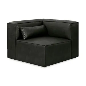 Mix Vegan Leather Modular Sofa, Corner Unit, Licorice by Gus, a Sofas for sale on Style Sourcebook