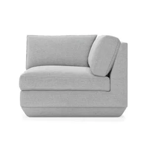 Podium Fabric Modular Sofa, Corner Unit, Bayview Silver by Gus, a Sofas for sale on Style Sourcebook