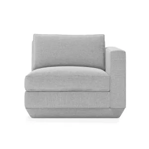 Podium Fabric Modular Sofa, Right Arm Unit, Bayview Silver by Gus, a Sofas for sale on Style Sourcebook