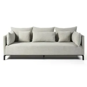 Armadale Fabric Sofa, 3 Seater, Light Grey by M Co Living, a Sofas for sale on Style Sourcebook
