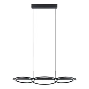 Lanacera Metal Dimmable LED Pendant Light, 3000K, Black by Eglo, a Pendant Lighting for sale on Style Sourcebook