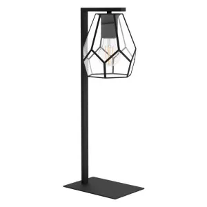 Mardyke Glass & Steel Desk Lamp by Eglo, a Desk Lamps for sale on Style Sourcebook