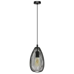 Clevedon Steel Wire Pendant Light, Black by Eglo, a Pendant Lighting for sale on Style Sourcebook