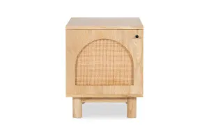 Azure Bedside Table, Oak, by Lounge Lovers by Lounge Lovers, a Bedside Tables for sale on Style Sourcebook