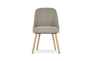 Finley Dining Chair, Grey/Oak, by Lounge Lovers by Lounge Lovers, a Dining Chairs for sale on Style Sourcebook